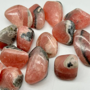 Small Tumbled Rhodochrosite Stone